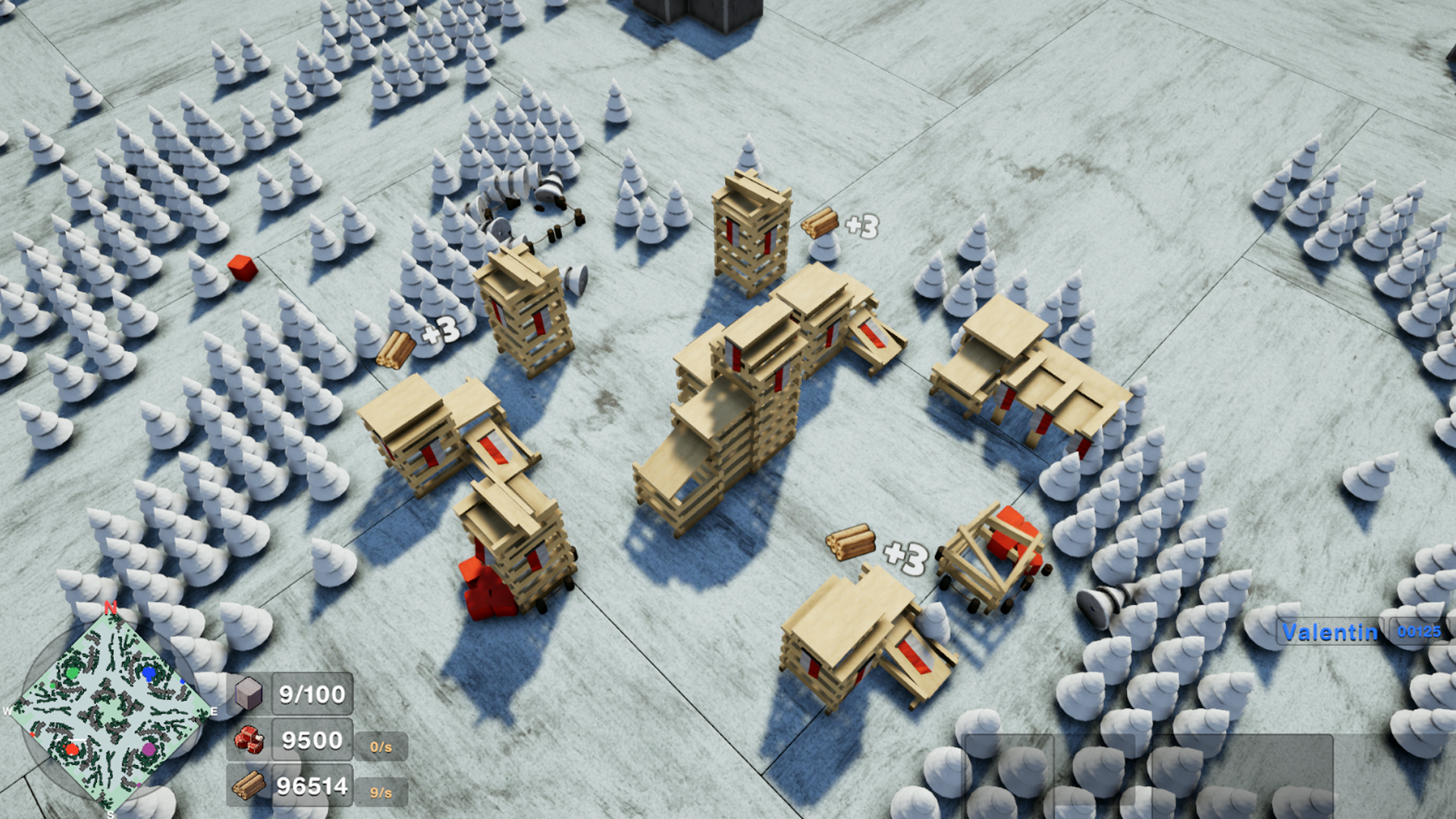 Aperçu du projet Wood'N'Destroy – Réalisation d'un jeu de stratégie en temps réel où vous construisez votre base, gérez vos ressources et dirigez votre armée pour détruire vos ennemis. Développez votre économie, élaborez votre stratégie et dominez le champ de bataille.